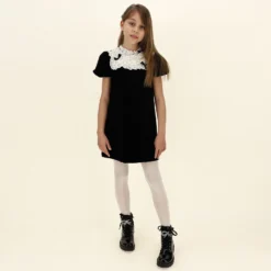 Monnalisa Teen Girls Black Bow Dress -Deals Mirth Garb Store monnalisa teen girls black bow dress 416490 d13b7de41008cf9b9a21302f05458f8a32116657 outfit