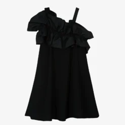 Monnalisa Teen Girls Black Ruffle One Shoulder Dress -Deals Mirth Garb Store monnalisa teen girls black ruffle one shoulder dress 503353 e1c2163983e819ecc2912135fd28f170e3adebcc