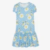 Monnalisa Teen Girls Blue Daisies Dress -Deals Mirth Garb Store monnalisa teen girls blue daisies dress 420755 40aa4f90f0fcf642b3e03e9e1d979783e545761e