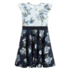 Monnalisa Teen Girls Blue Floral Dress -Deals Mirth Garb Store monnalisa teen girls blue floral dress 334201 5db27ad6e07c8f72351d79d03d9d875af600ec10