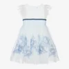 Monnalisa Teen Girls Ivory & Blue Floral Tulle Dress -Deals Mirth Garb Store monnalisa teen girls ivory blue floral tulle dress 483874 fe0bd5ee5db5fd86f64886a2b28e26f1459ff8d9