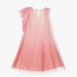 Monnalisa Chic Teen Girls Pink Tulle Ruffle Dress -Deals Mirth Garb Store monnalisa teen girls pink tulle ruffle dress 483922 45de5519e95b14ffe2c51f886863be3937451959