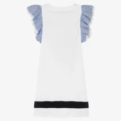 Monnalisa Teen Girls White Cotton Jersey Dress -Deals Mirth Garb Store monnalisa teen girls white cotton jersey dress 503482 5f162774e6e908120e48a54549d4592f8619ff12