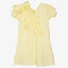 Monnalisa Teen Girls Yellow Ruffle Dress -Deals Mirth Garb Store monnalisa teen girls yellow ruffle dress 436735 ab4234eb38cb82d08769c9c14d626d7714e74741