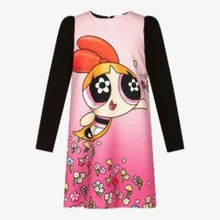 Monnalisa Teen Pink Powerpuff Dress