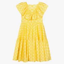 Monnalisa Teen Yellow Polka Dot Dress -Deals Mirth Garb Store monnalisa teen yellow polka dot dress 420899 a01a39bd2ddbae24647a2cac2a546772dabbb36c