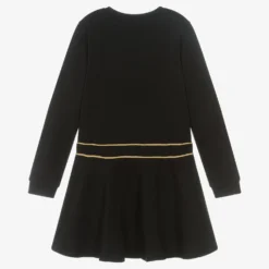 Moschino Kid-Teen Teen Girls Black Logo Dress -Deals Mirth Garb Store moschino teen girls black logo dress 476337 15b7fc96f877a02cc40be896290a456505ab8fe6