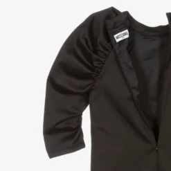 Moschino Kid-Teen Teen Girls Black Satin Dress -Deals Mirth Garb Store moschino teen girls black satin dress 412951 5ca762bfe0cff1f89bc4f2bbe9d5088bd85aec13