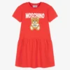 Moschino Kid-Teen Teen Girls Red Cotton Logo Dress -Deals Mirth Garb Store moschino teen girls red cotton logo dress 508451 4465c5200695dec61295004ca24ce4dafccfb386