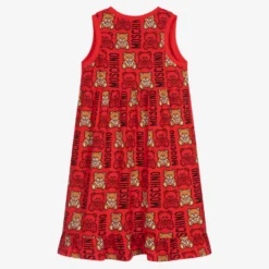 Moschino Kid-Teen Teen Girls Red Logo Dress -Deals Mirth Garb Store moschino teen girls red logo dress 443210 a21f4eaf6e82e1a83fc0f62077fa7d931f899002