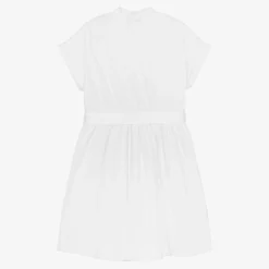 Moschino Kid-Teen Teen Girls White Teddy Logo Shirt Dress -Deals Mirth Garb Store moschino teen girls white teddy logo shirt dress 508552 2635d31f03b502d9190d77e3239fcb34924ffa60