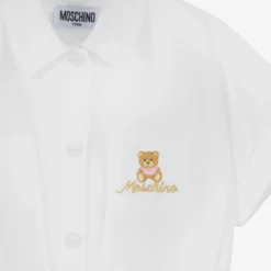 Moschino Kid-Teen Teen Girls White Teddy Logo Shirt Dress -Deals Mirth Garb Store moschino teen girls white teddy logo shirt dress 508552 700c13be25c495a1516d069a66a29e7cd85661ae