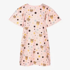 Moschino Kid-Teen Teen Pink Teddy Stars Dress