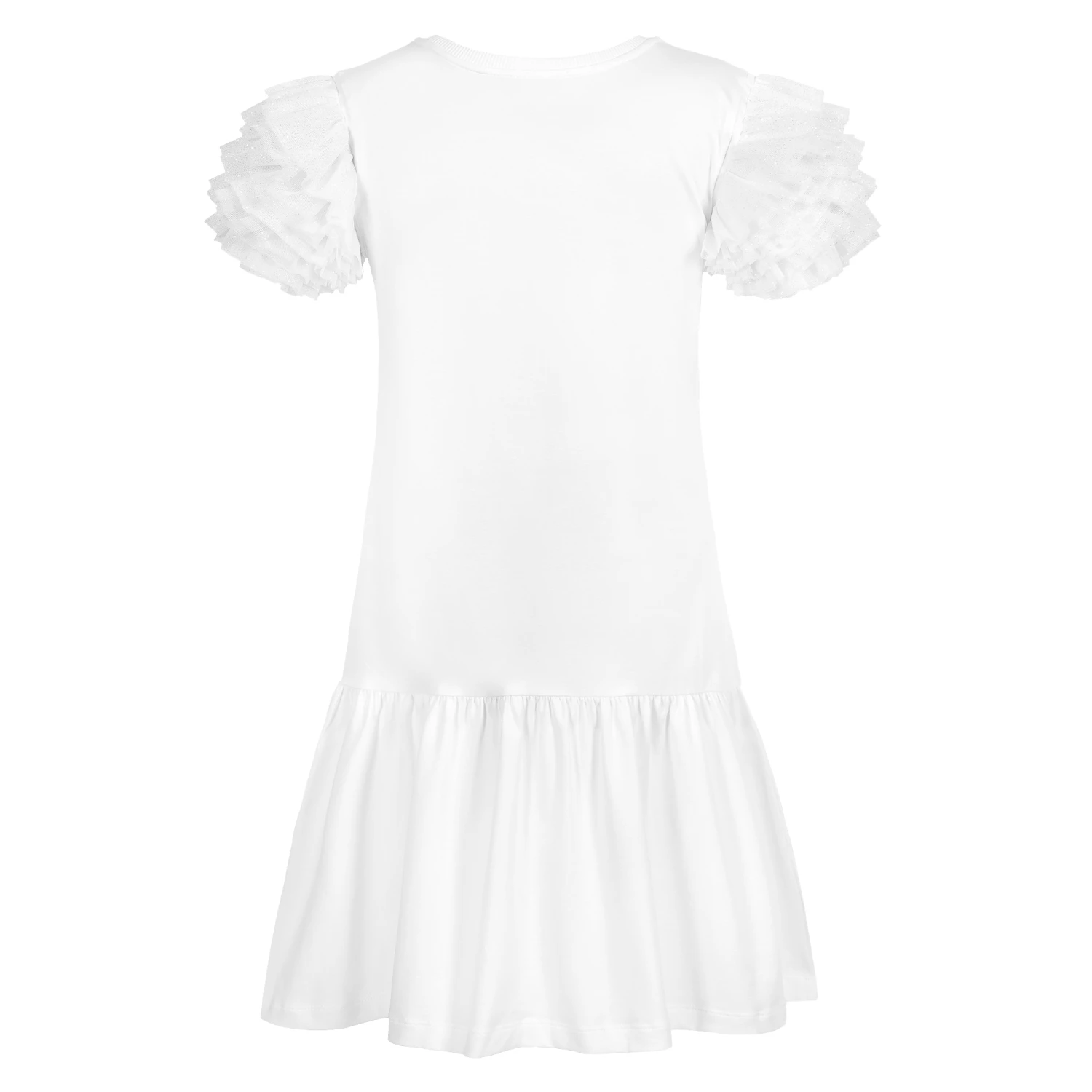Moschino Kid-Teen Teen White Logo Dress 4 Moschino Kid-Teen Teen White Logo Dress - Image 2
