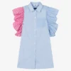 MSGM Teen Girls Blue Striped Cotton Dress -Deals Mirth Garb Store msgm teen girls blue striped cotton dress 490288 87b39bdc8ef0ec12ea0ff9b094d757a466ecf86e