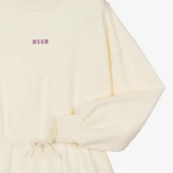 MSGM Teen Girls Ivory Jersey Dress -Deals Mirth Garb Store msgm teen girls ivory jersey dress 463287 64270bdf90188d9b851cfcc00117b043014cc092