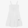 MSGM Teen Girls White Ruffle Cotton Dress -Deals Mirth Garb Store msgm teen girls white ruffle cotton dress 490467 7f9038a1e7203c88e56983a1a13519a0c2e4bc1b
