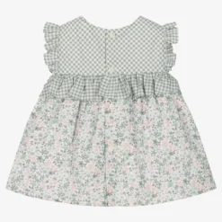 Paloma De La O Baby Girls Green Floral Cotton Dress -Deals Mirth Garb Store paloma de la o baby girls green floral cotton dress 514640 eb25e3bb4f4811281ba268cd783350204fc2b8dd