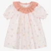 Paloma De La O Baby Girls Pink Cotton Striped Dress -Deals Mirth Garb Store paloma de la o baby girls pink cotton striped dress 514655 86e6dae1bed53d965e03ac45757443b270f2018e