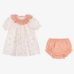 Paloma De La O Baby Girls Pink Cotton Striped Dress -Deals Mirth Garb Store paloma de la o baby girls pink cotton striped dress 514655 9d2f1f7f427287a0683b04f3628a2f3d7c400efa