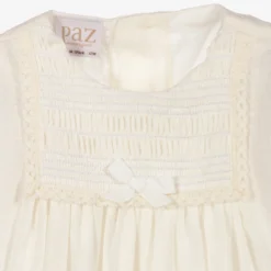 Paz Rodriguez Ivory Smocked Cotton Dress -Deals Mirth Garb Store paz rodriguez ivory smocked cotton dress 416216 bc316fdc25cedbd65d5f181508312ff8a220ad98