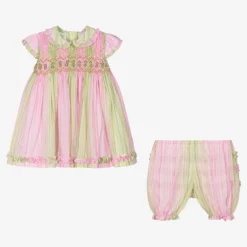 Pretty Originals Baby Girls Pink & Green Cotton Dress Set -Deals Mirth Garb Store pretty originals baby girls pink green cotton dress set 543015 82e9a90472002491a0adab3a3515b050cbc505c7