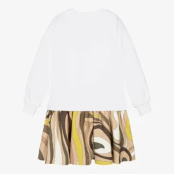 PUCCI Teen Girls Ivory Marmo Dress -Deals Mirth Garb Store pucci teen girls ivory marmo dress 487943 fee8c8c5eb12481a3a07aff90fdfad85cf7a48aa