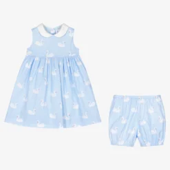 Rachel Riley Blue Cotton Swan Baby Dress Set -Deals Mirth Garb Store rachel riley blue cotton swan baby dress set 428134 98225098e6227543b6a1ff253d9743ffd2f2e151