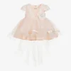 Romano Princess Baby Girls Peach Pink Dress -Deals Mirth Garb Store romano baby girls peach pink dress 249239 a0f014ccde5e9db0756cfdf53f7c576964acd2ba