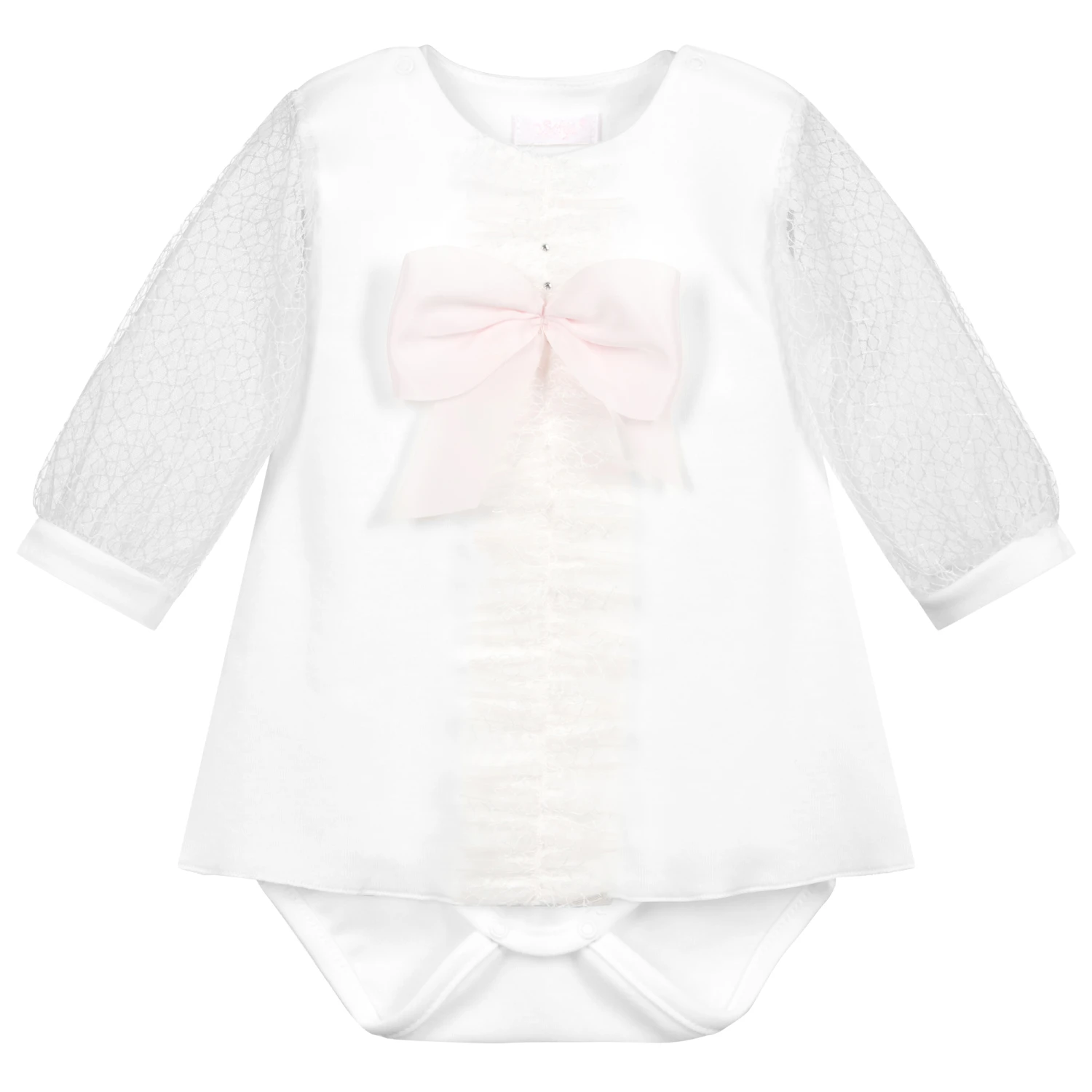 Sofija White Cotton & Lace Dress 3 Sofija White Cotton & Lace Dress