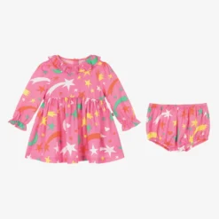 Stella McCartney Kids Baby Girls Pink Star Dress Set -Deals Mirth Garb Store stella mccartney kids baby girls pink star dress set 453985 bd509af6d1022ac5c9f1d623d8db7b0c0ef990e3