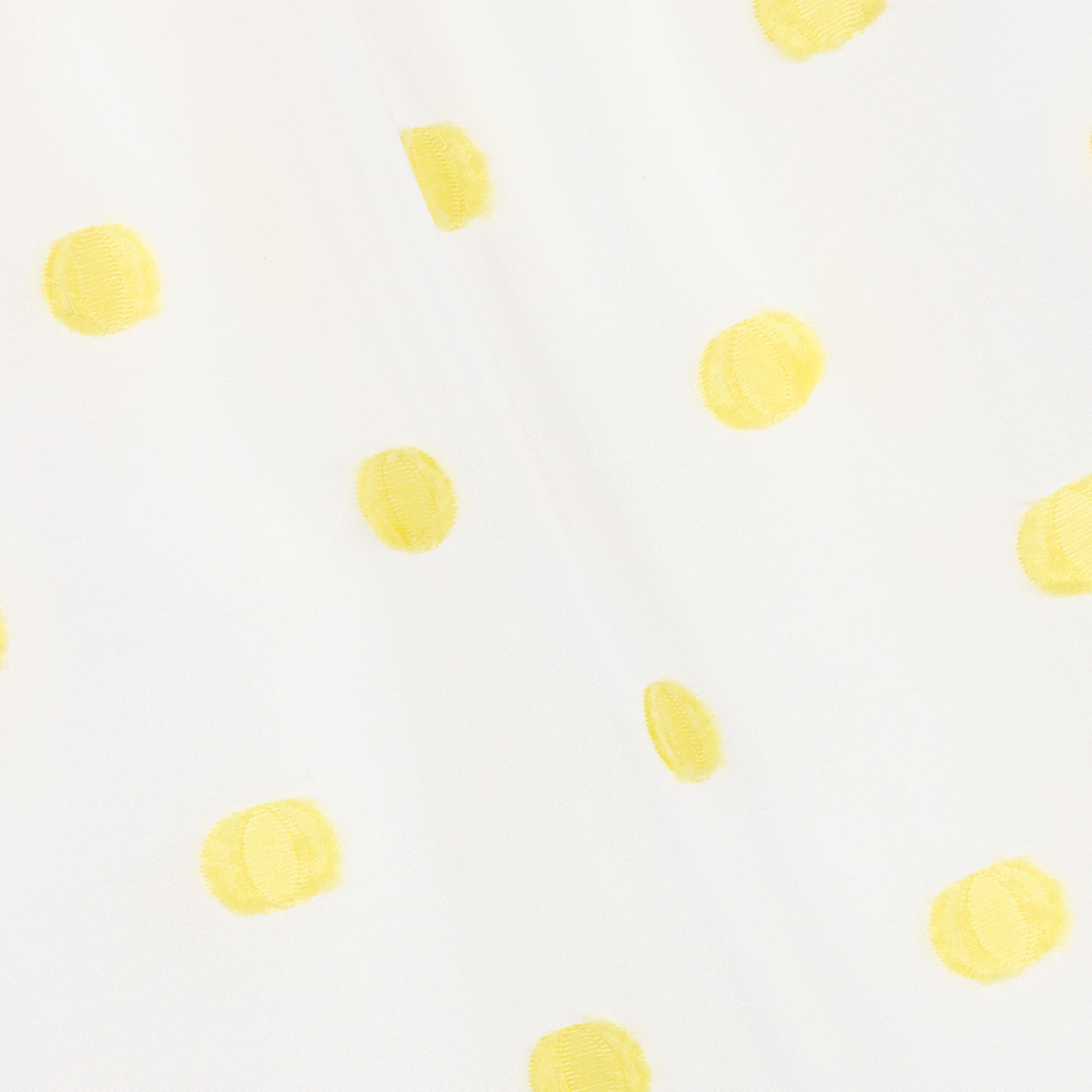 Stella McCartney Kids Baby Girls White & Yellow Polka Dot Dress 5 Stella McCartney Kids Baby Girls White & Yellow Polka Dot Dress - Image 3