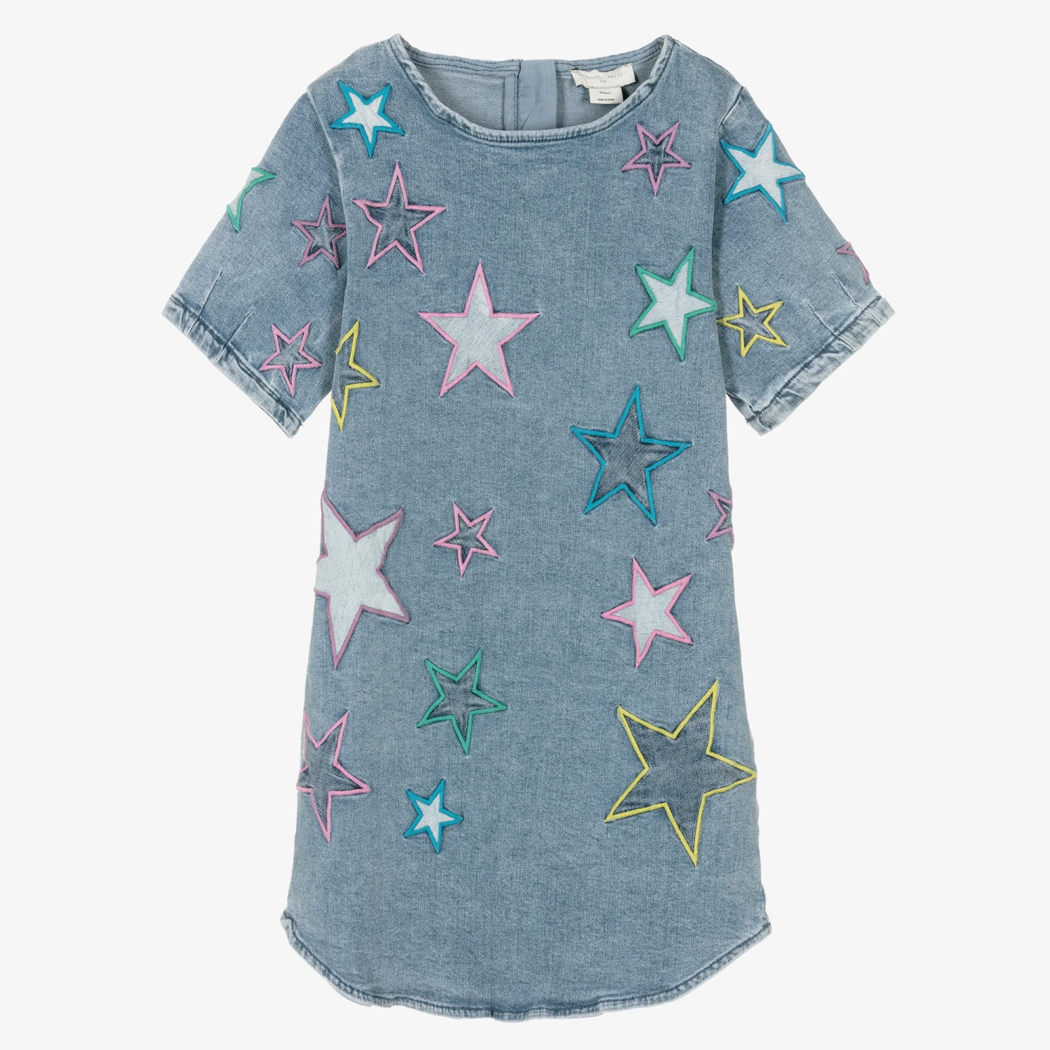 Stella McCartney Kids Teen Girls Blue Denim Dress 3 Stella McCartney Kids Teen Girls Blue Denim Dress
