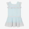 Stella McCartney Kids Teen Girls Blue & Pink Embrodiered Dress -Deals Mirth Garb Store stella mccartney kids teen girls blue pink embrodiered dress 488053 dd9d34f56f45c66d50719b634c86e3955811223a