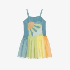 Stella McCartney Kids Teen Girls Blue Tulle Rainbow Wings Dress -Deals Mirth Garb Store stella mccartney kids teen girls blue tulle rainbow wings dress 488071 0d8066d2f5bc691762def9162704d5ca248284a2