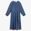 Stella McCartney Kids Teen Girls Blue Viscose Dress -Deals Mirth Garb Store stella mccartney kids teen girls blue viscose dress 453944 a2834350296eb930ea96842d3791a500519afe0b