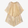 Stella McCartney Kids Teen Girls Gold Plissé Silk Dress -Deals Mirth Garb Store stella mccartney kids teen girls gold plisse silk dress 465089 280f0c314e26f64dba846a6528a3cd07b948458d