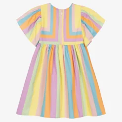 Stella McCartney Kids Teen Girls Multicoloured Striped Cotton Dress -Deals Mirth Garb Store stella mccartney kids teen girls multicoloured striped cotton dress 488399 f7ec8c9ecc4bdc5ccf8ad0a4f9e0efc9bae85c95