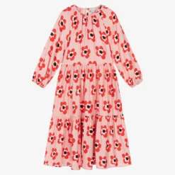 Stella McCartney Kids Teen Girls Pink Floral Dress