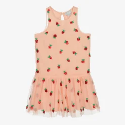 Stella McCartney Kids Teen Girls Pink Tulle Dress