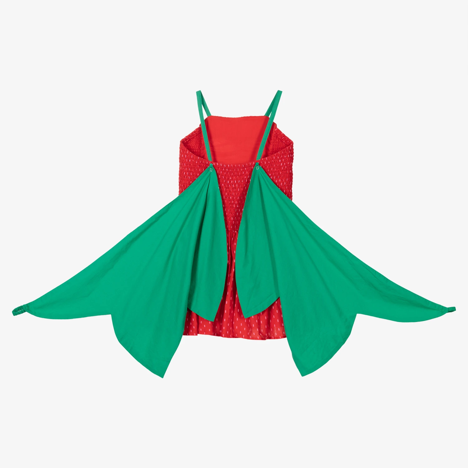 Stella McCartney Kids Teen Girls Red Cotton Dress 4 Stella McCartney Kids Teen Girls Red Cotton Dress - Image 2