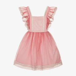 Stella McCartney Kids Teen Girls Rose Pink Organza Dress