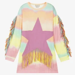 Stella McCartney Kids Teen Girls Tie-Dye Star Dress