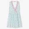 Sunuva Teen Girls Blue Floral Cotton Dress