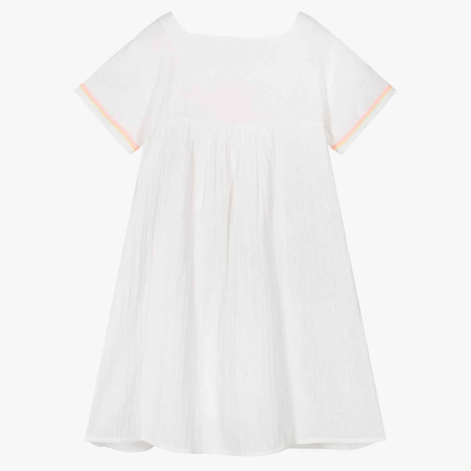 Sunuva Teen Girls White Cotton Beach Dress 4 Sunuva Teen Girls White Cotton Beach Dress - Image 2