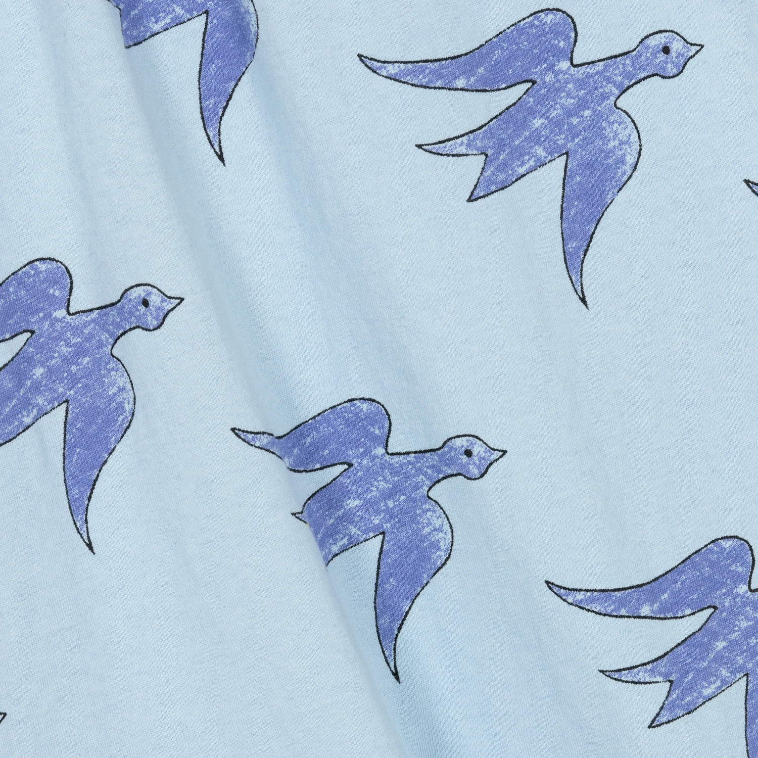The Animals Observatory Teen Girls Blue Bird Cotton Dress 5 The Animals Observatory Teen Girls Blue Bird Cotton Dress - Image 3