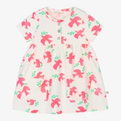 The Bonnie Mob Baby Girls Cotton Doves Dress