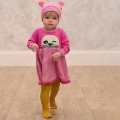 The Bonnie Mob Baby Girls Pink Knitted Dress -Deals Mirth Garb Store the bonnie mob baby girls pink knitted dress 456513 6462b6a2ce76acce2437586955e8795316d61759 outfit