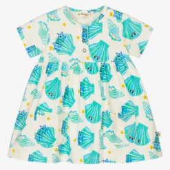 The Bonnie Mob Ivory Organic Cotton Dress