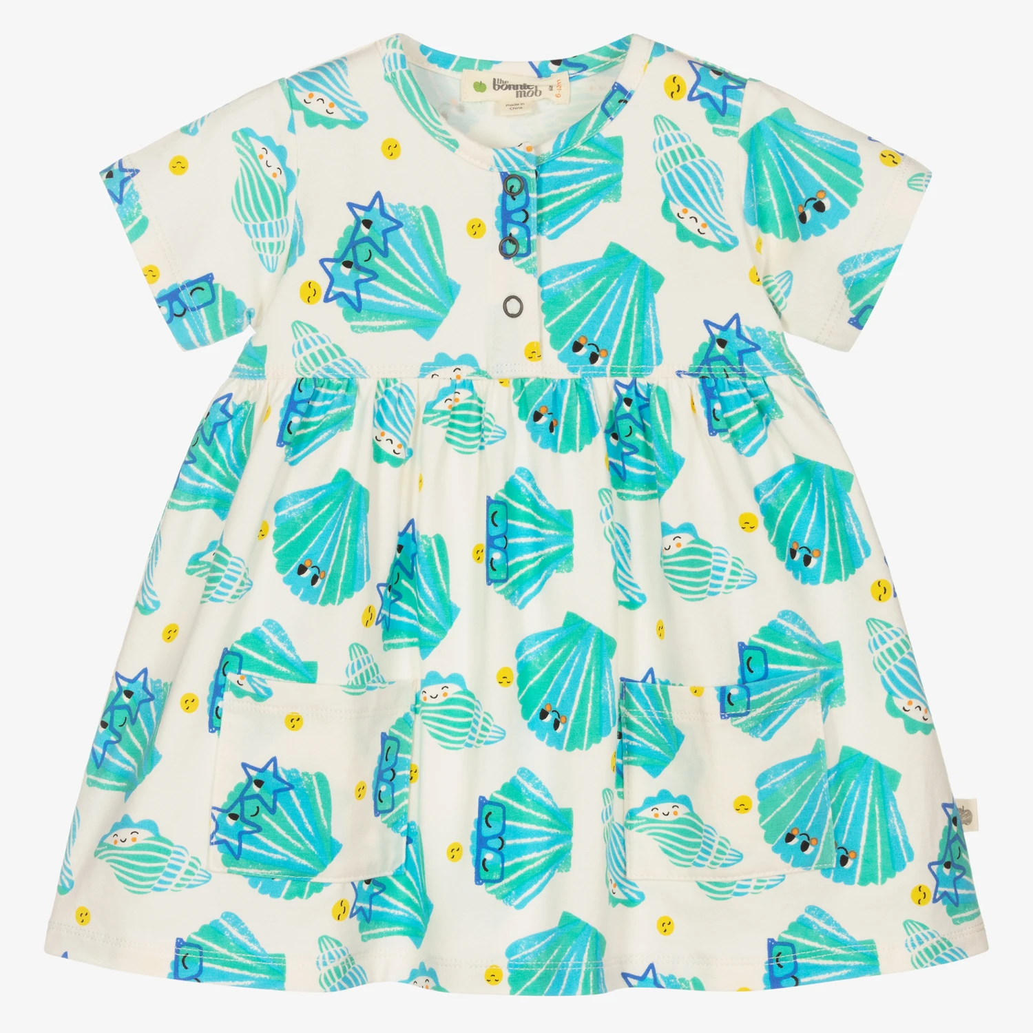 The Bonnie Mob Ivory Organic Cotton Dress 3 The Bonnie Mob Ivory Organic Cotton Dress